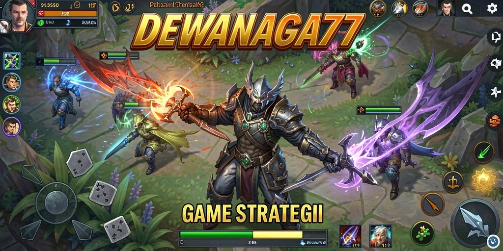 Tangkapan layar DEWANAGA77 menunjukkan aksi pertempuran yang mendebarkan dalam gameplay SLG.