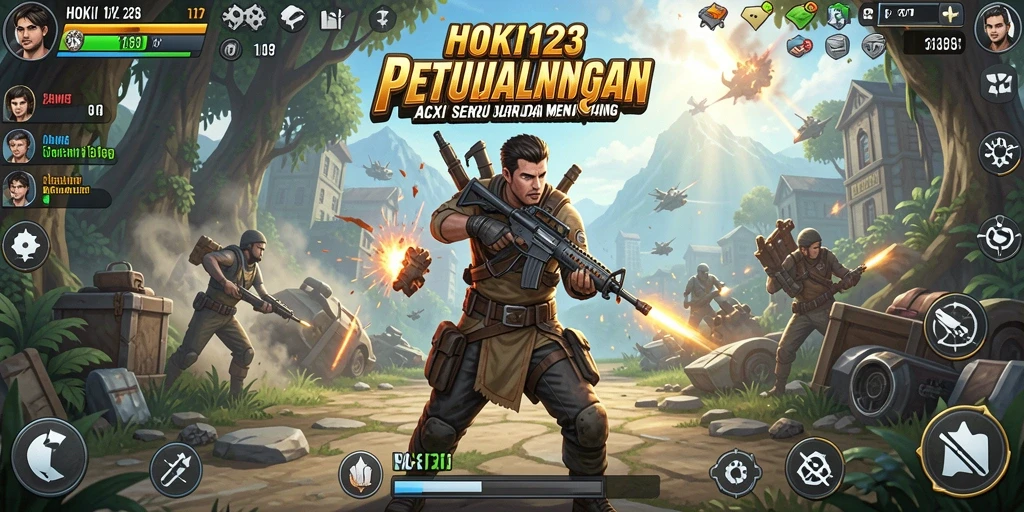 Tampilan action seru dalam gameplay HOKI123 yang menegangkan.