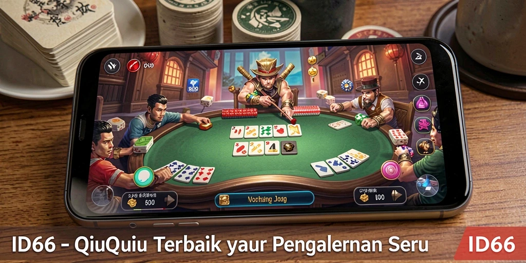 Tampilan gameplay menarik dari ID66 dengan kartu QiuQiu.