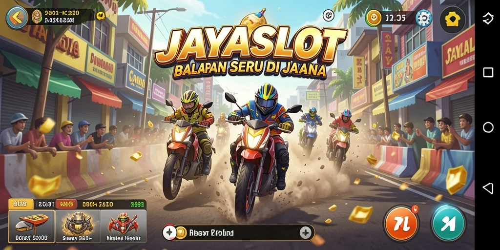 Tampilan utama gameplay JAYASLOT yang seru dan mendebarkan.