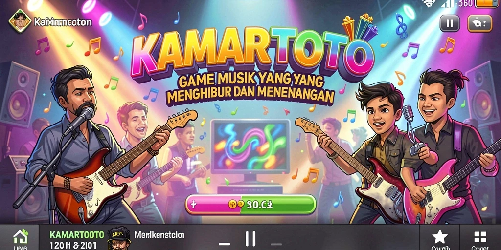 Tampilan gameplay KAMARTOTO yang penuh warna dan interaktif.