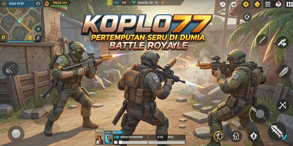 Gameplay seru di arena Battle Royale KOPLO77.