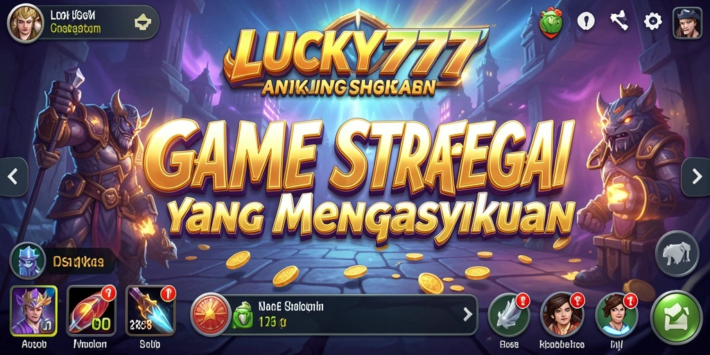 Gameplay LUCKY777 menampilkan pertarungan strategis yang mengasyikkan.