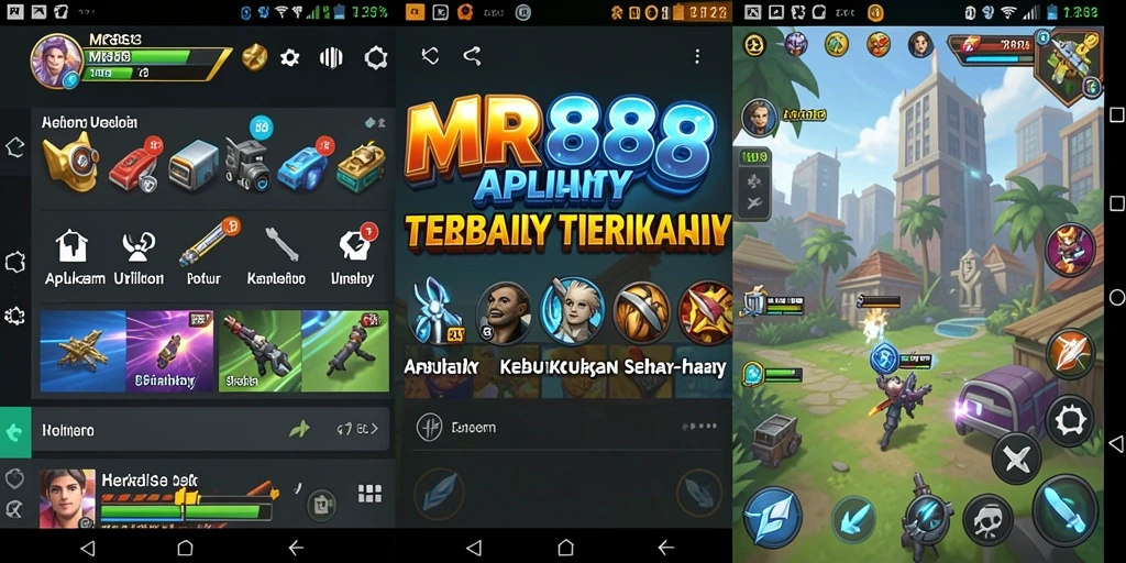 Screenshot MR888 menunjukkan antarmuka intuitif dan fitur yang bermanfaat.