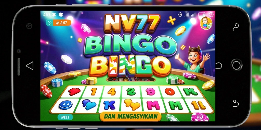 Tampilan gameplay Bingo yang seru dan menarik di NV77.
