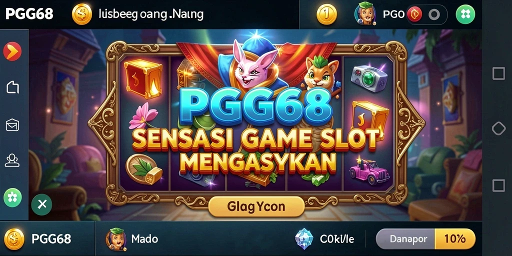 Tampilan permainan Slot PGG68 yang mengasyikkan dengan grafik menawan.