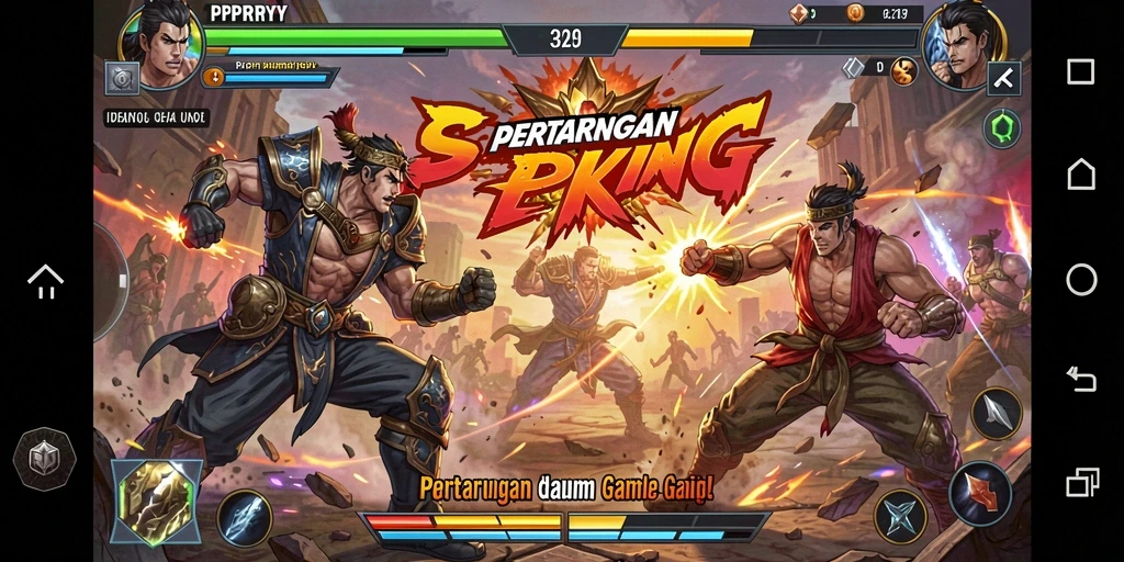 Tangkapan layar utama dari gameplay PPRRYY yang intens dan mendebarkan.