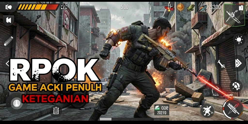 Screenshot RPOK menampilkan aksi seru dalam pertempuran.