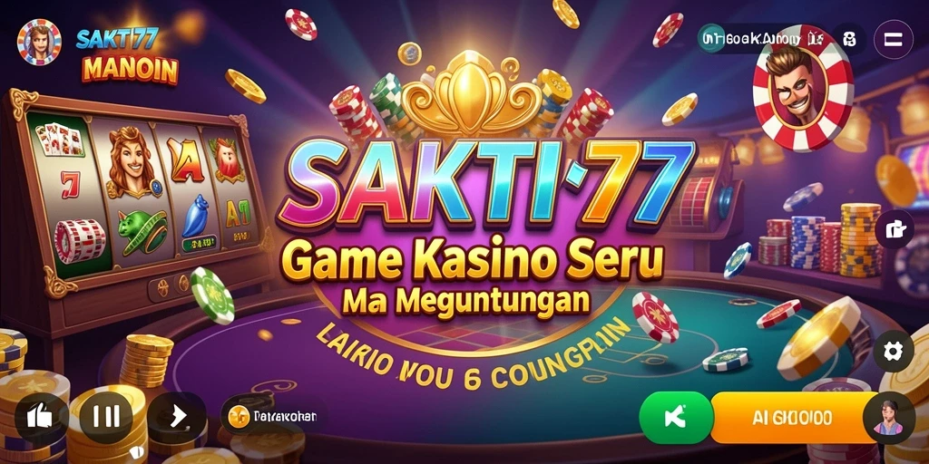 Screenshot gameplay SAKTI77 menunjukkan keseruan permainan Kasino.