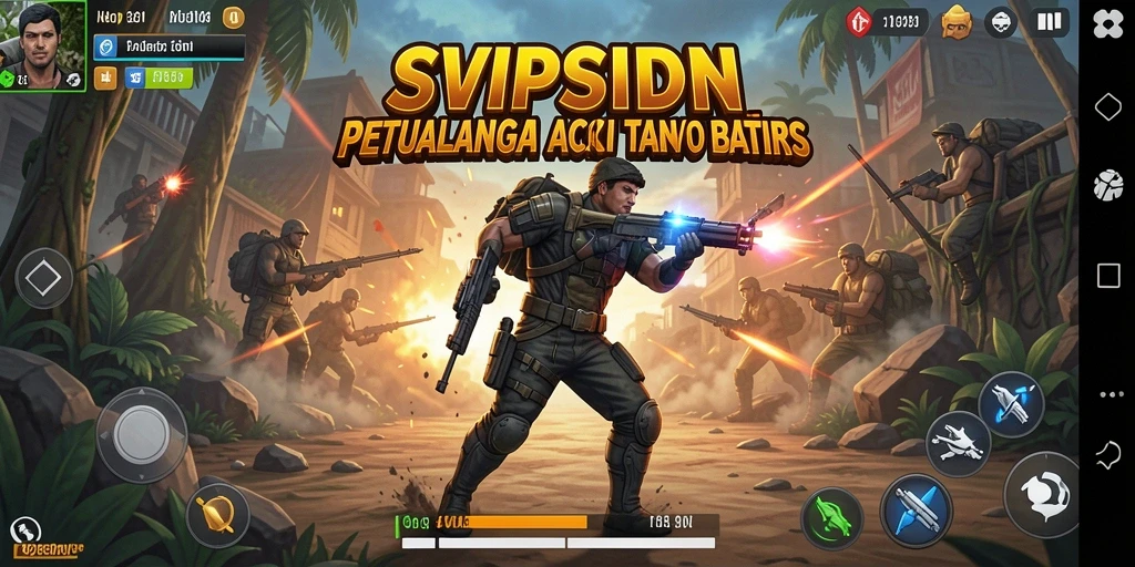 Tampilan gameplay seru dari SVIPSIDN yang memacu adrenalin.