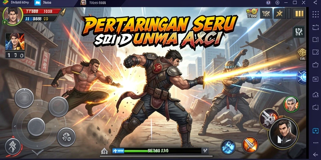 Screenshot gameplay TTT888 yang menampilkan aksi mendebarkan.